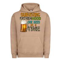 Pigment Burro surviving fatherhood one beer at a  time Urban Hoodie - Artiststas