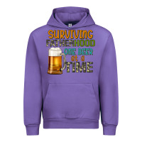 Tulip surviving fatherhood one beer at a  time Urban Hoodie - Artiststas