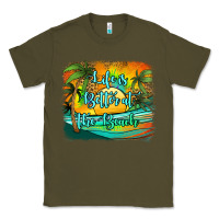 Army Green life is better at the beach Classic Tee - Jasminsmagicworld