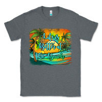 Charcoal Heather life is better at the beach Classic Tee - Jasminsmagicworld