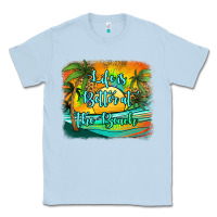 Dusty Blue life is better at the beach Classic Tee - Jasminsmagicworld