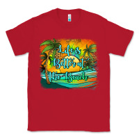 Red life is better at the beach Classic Tee - Jasminsmagicworld