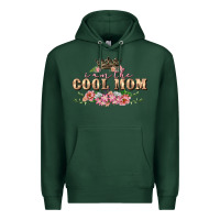 Sports Green I am the cool mom Mother's Day Premium Hoodie - FaDigitalArtStudio