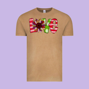 Love Sunflower Vintage Tee Designed By Bettercallsaul