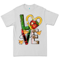 Dove Grey teacher love nca Premium Tee - NancyCooperArtShop