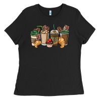 Coffee Coffee Cups Ladies Tee | Teevron