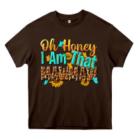Chocolate Brown oh honey i am that mawmaw nca Heavy Core Tee - NancyCooperArtShop