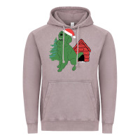Vintage Zinc Christmas Dog Vintage Hoodie - Bettercallsaul