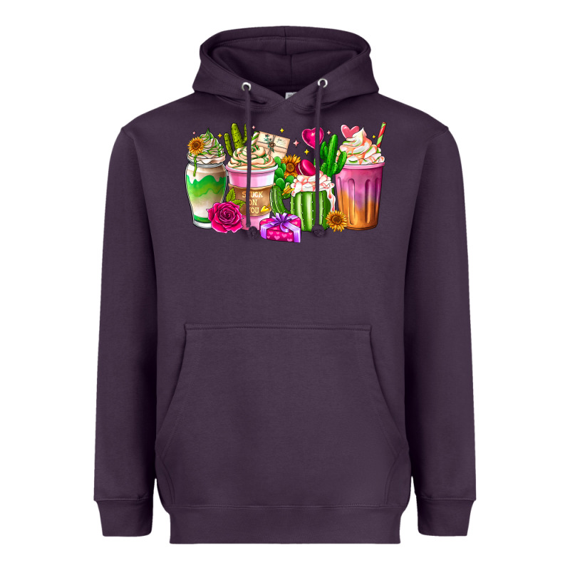 Stuck On You Cup Heavyweight Hoodie by CowhideDigitalArt | Teevron