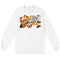 White Mini spice Long Sleeve Tee - NancyCooperArtShop