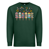 Sports Green name vibrant summer greeting with popsicles Premium Sweatshirt - CowhideDigitalArt