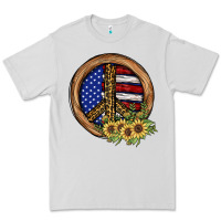 Dove Grey Peace Sign Premium Tee - JahusDesignShop