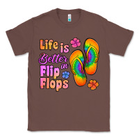 Chestnut life is better in flip flops Classic Tee - Jasminsmagicworld