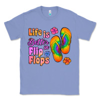 Colony Blue life is better in flip flops Classic Tee - Jasminsmagicworld