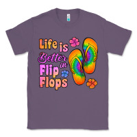 Lavender life is better in flip flops Classic Tee - Jasminsmagicworld