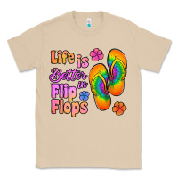 Mushroom life is better in flip flops Classic Tee - Jasminsmagicworld