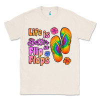 Natural life is better in flip flops Classic Tee - Jasminsmagicworld