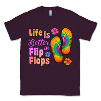 Plum life is better in flip flops Classic Tee - Jasminsmagicworld
