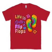 Red life is better in flip flops Classic Tee - Jasminsmagicworld