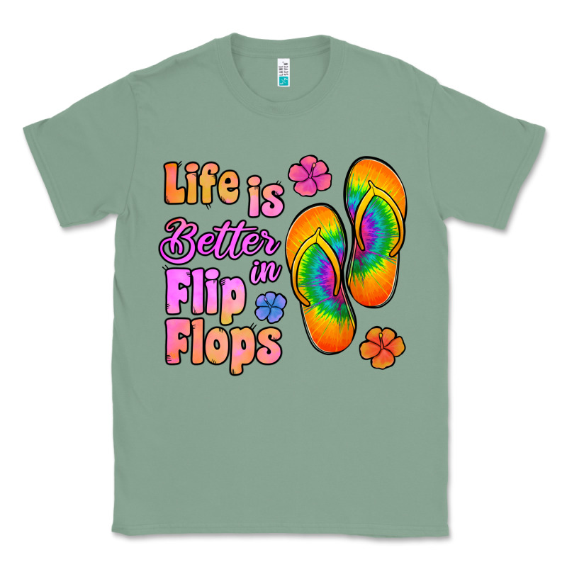 Life Is Better In Flip Flops Classic Tee by Jasminsmagicworld | Teevron