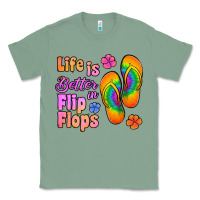 Sage life is better in flip flops Classic Tee - Jasminsmagicworld