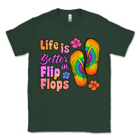 Sports Green life is better in flip flops Classic Tee - Jasminsmagicworld