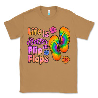 Toasted Coconut life is better in flip flops Classic Tee - Jasminsmagicworld