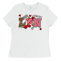 White valentinesday lpn Ladies Tee - NancyCooperArtShop