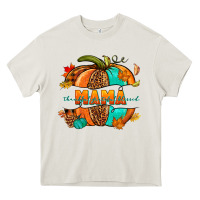 Cream Thankful grateful blessed mama pumpkin Heavy Core Tee - NancyCooperArtShop