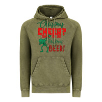 Vintage Olive Christmas Cheer I Thought You Said Christmas Beer Vintage Hoodie - Bettercallsaul
