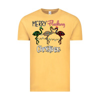 Vintage Mustard Merry Flocking Christmas Vintage Tee - Bettercallsaul