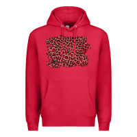 Cardinal pink leopard background Premium Hoodie - RanaPortraitStore