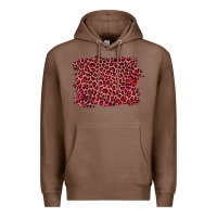 Chestnut pink leopard background Premium Hoodie - RanaPortraitStore