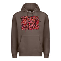 Coffee pink leopard background Premium Hoodie - RanaPortraitStore