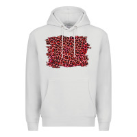 Dove Grey pink leopard background Premium Hoodie - RanaPortraitStore