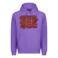 Purple pink leopard background Premium Hoodie - RanaPortraitStore