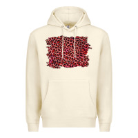 Sandshell pink leopard background Premium Hoodie - RanaPortraitStore