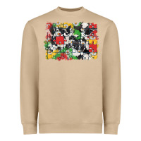 Mushroom Autism background Heavyweight Sweatshirt - CowGirlArtShop