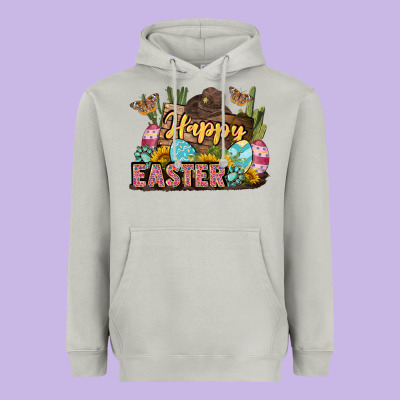 Happy Easter Heavyweight Hoodie Designed By Lillyallendesigns
