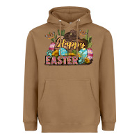 Toasted Coconut Happy Easter Heavyweight Hoodie - LillyAllenDesigns