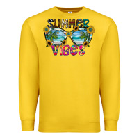 Lemon Summer Vibes Premium Sweatshirt - CowhideDigitalArt