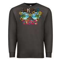 Smoke Summer Vibes Premium Sweatshirt - CowhideDigitalArt