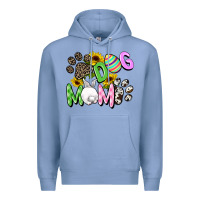 Colony Blue Dog mom Easter Mother's Day Premium Hoodie - FaDigitalArtStudio