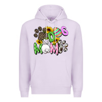 Lilac Dog mom Easter Mother's Day Premium Hoodie - FaDigitalArtStudio