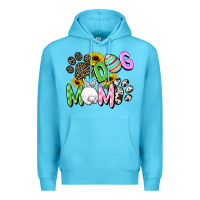 Ocean Blue Dog mom Easter Mother's Day Premium Hoodie - FaDigitalArtStudio