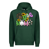 Sports Green Dog mom Easter Mother's Day Premium Hoodie - FaDigitalArtStudio