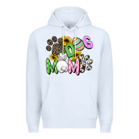 White Dog mom Easter Mother's Day Premium Hoodie - FaDigitalArtStudio