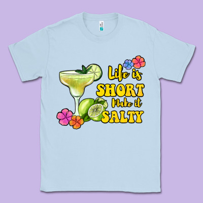 Life Is Short Make It Salty Classic Tee Designed By Jasminsmagicworld
