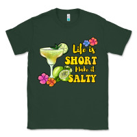 Sports Green life is short make it salty Classic Tee - Jasminsmagicworld