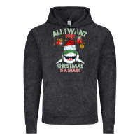 Vintage Black All I Want For Christmas Is A Shark Vintage Hoodie - Bettercallsaul